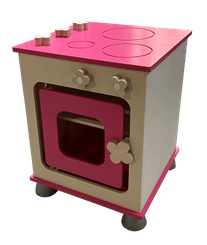 Mobilier - Mobilier de jeux d'imitation - Bloc de cuisson imitation cuisinière en bois