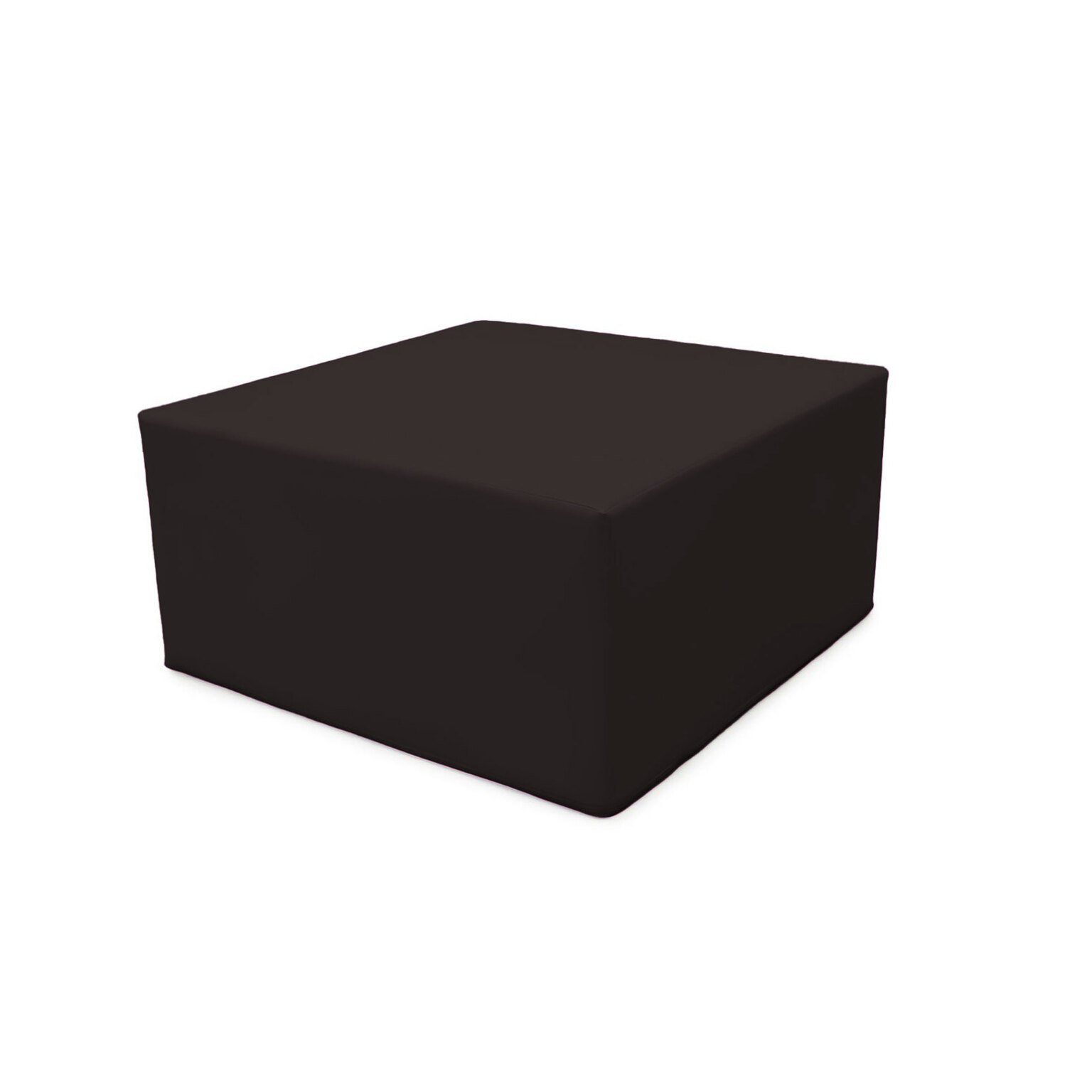 Module bloc carre en mousse pvc h.23cm noir