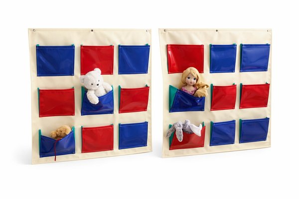 Mobilier - Accessoires pour meuble de rangement - Range doudou mural 6 pochettes