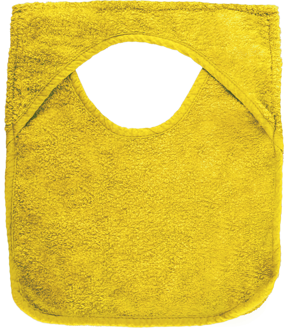 Bavoir américan 30 X 40 Jaune