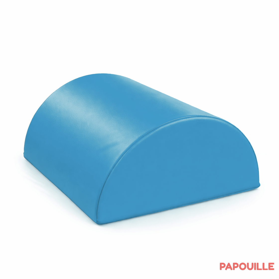 Module bloc demi 1/2 rond en mousse pvc h.23cm turquoise