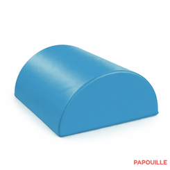 Motricité - Module de Motricité Bébé - Module bloc demi 1/2 rond en mousse pvc h.23cm turquoise