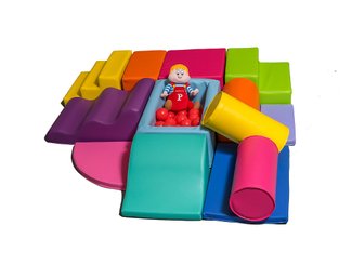 Motricité - Parcours de Motricité Crèche - Kit modules maxi tipas en mousse pvc