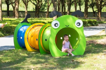 Mobilier - Aire de jeux et structure extérieure - Tunnel à ramper - Chenille