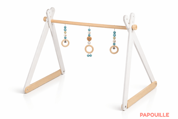 Jouets - Tapis et Jeux d'Éveil, Portiques d'Activité - Portique d'activités en bois 