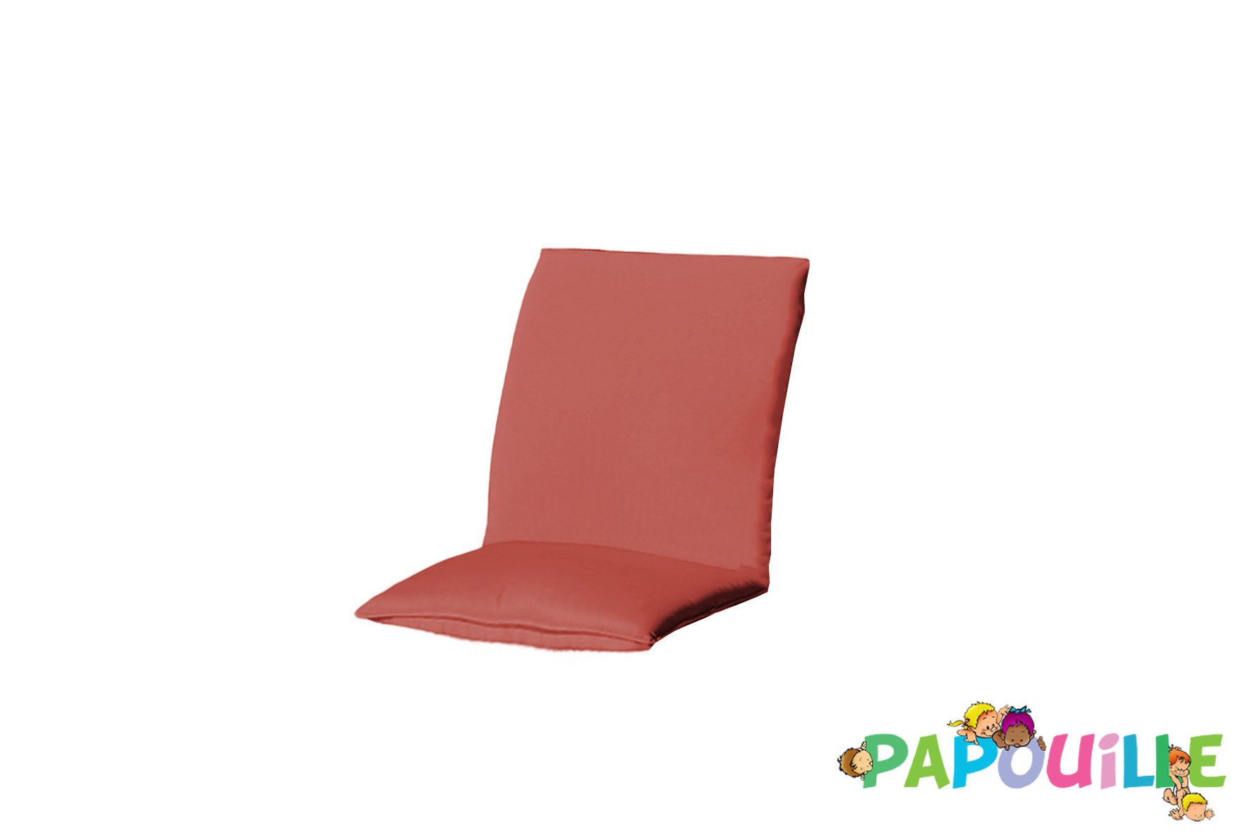 Coussin Assise 1 Place Orange