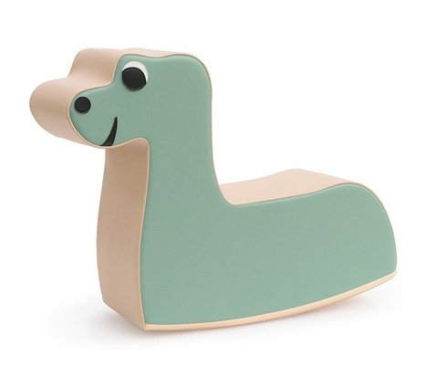 Jeux - Bascules et Équilibre - Dinosaure à bascule en mousse - vert