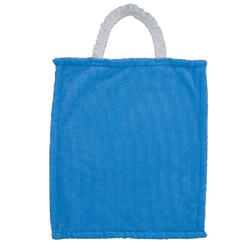 Bavoir microfibre collerette 30 x 35 bleu / indestructible