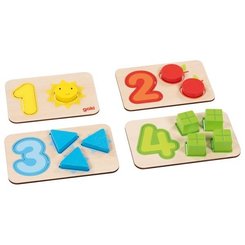 Jeux - Jeux Éducatifs et Puzzle - DE // Puzzle Chiffres et associations d'images