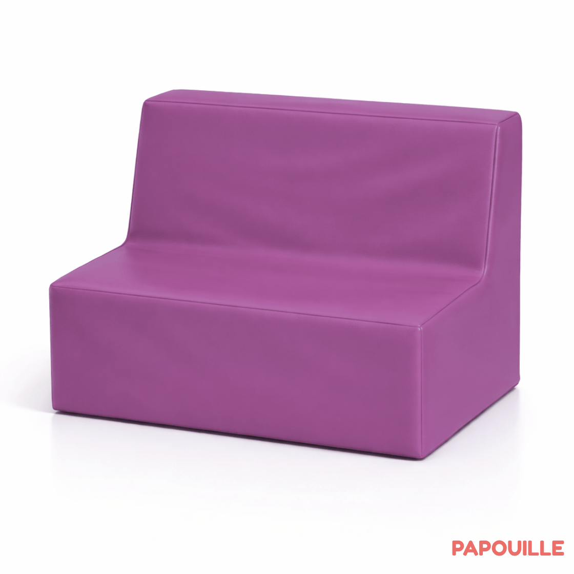 Banquette enfant 2 à 3 places en mousse pvc h. 25cm groix