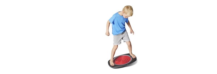 Jeux - Bascules et Équilibre - Planche d'équilibre avec 3 labyrinthes