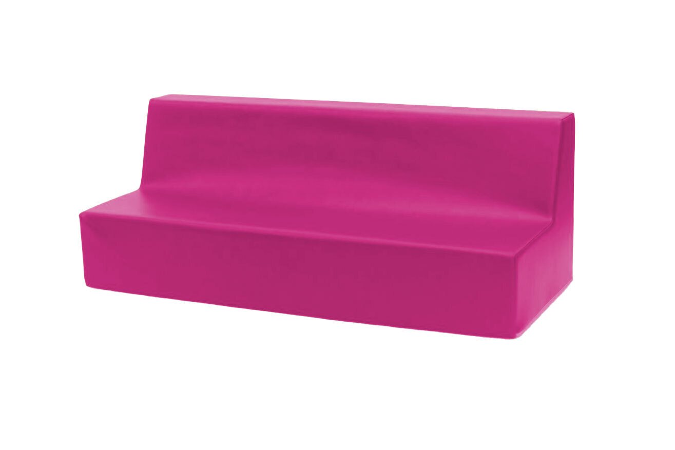 Banquette 2 ou 3 places 32cm fuchsia