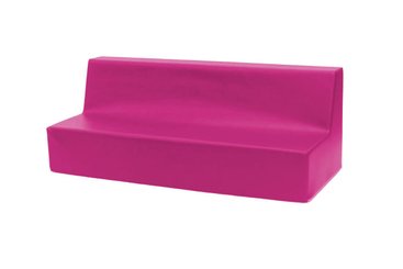 Mobilier - Meuble en mousse et Pouf - Banquette 2 ou 3 places 32cm fuchsia