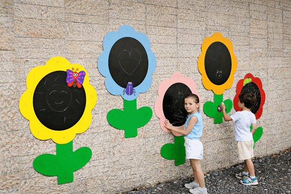 Mobilier - Mobilier extérieur - Tableaux d'extérieur Fleurs set de 5 