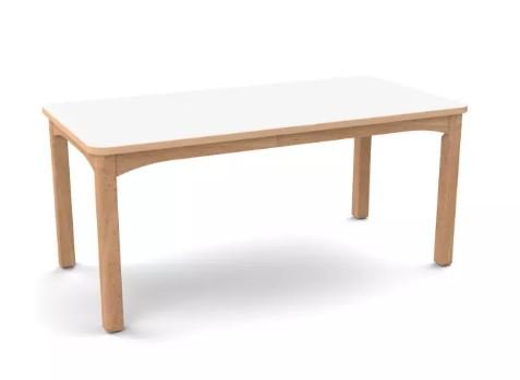 Mobilier - Table crèche et scolaire - Table 120 x 80 cm T4 - Blanc