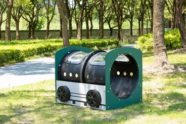 Mobilier - Aire de jeux et structure extérieure - Tunnel à ramper - Wagon