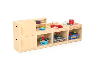 Mobilier - Meuble de rangement scolaire - Cuisine de jeux - Évier