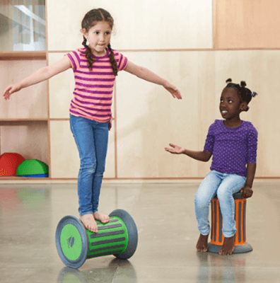 Motricité - Eveil Sensoriels et Tactiles - Rouleau d'équilibre enfant 4 ans et +