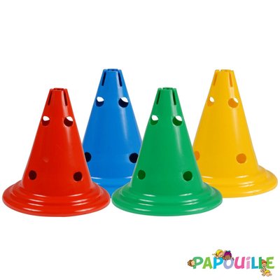 Motricité - Baby gym - Cone 8 trous 30 cm