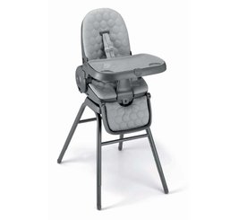 Puériculture - Chaise haute bébé et Siège Repas - Chaise haute évolutive 4 en 1 - Gris