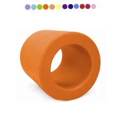 Motricité - Module de Motricité Bébé - Module tunnel le tube en mousse abricot