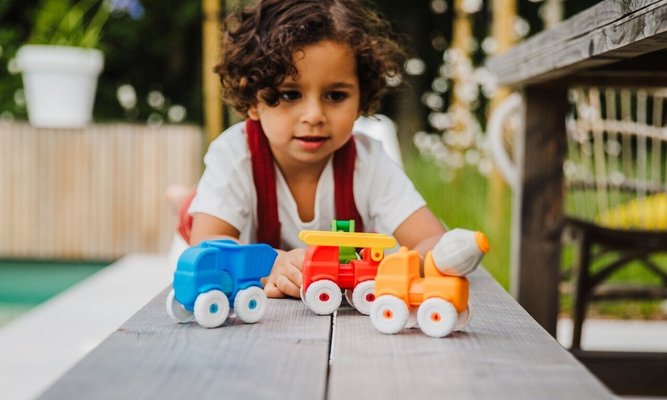 Jouets - Jeux de Construction - Mes premiers véhicules magnétiques