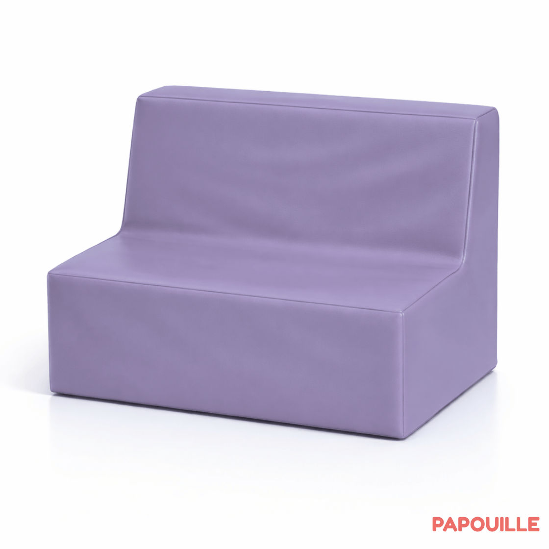 Banquette enfant 2 à 3 places en mousse pvc h. 25cm