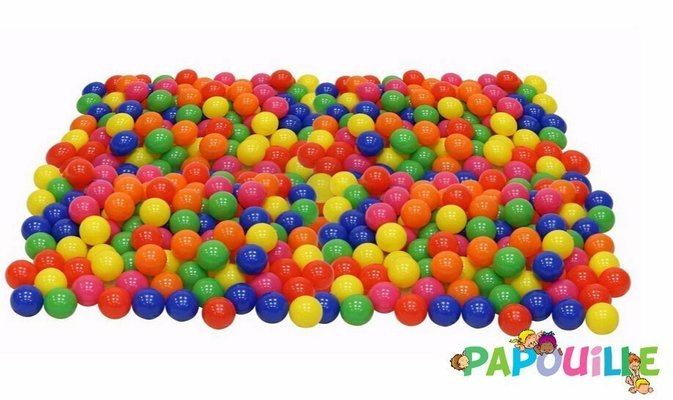 Motricité - Piscine à balles - Sac de 250 Balles Piscine Multi Color