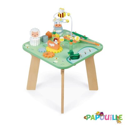 Jouets - Jouets à Empiler ou à Encastrer - ep // Table d'activités enfant en bois la prairie