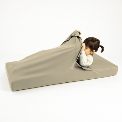 Couchage - Linge de Lit Bébé, Enfant  - Combi drap éponge portefeuille 60 x 120 cm - Taupe