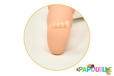 Jouets - Poupons, Peluches et Accessoires - Poupon corps mou sans cheveux europeen 40cm