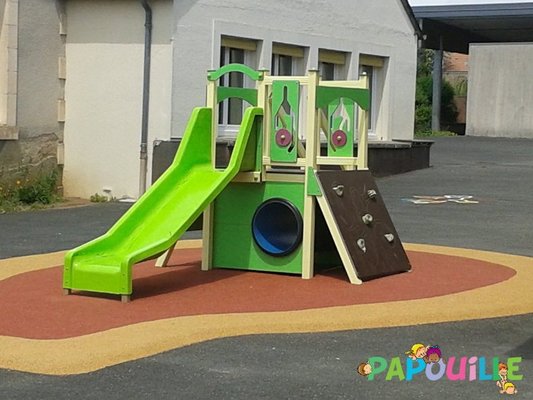 Mobilier - Aire de jeux et structure extérieure - Structure jeu extérieur la pitchounette fixations courtes