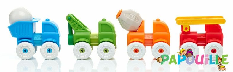 Jouets - Jeux de Construction - Mes premiers véhicules magnétiques