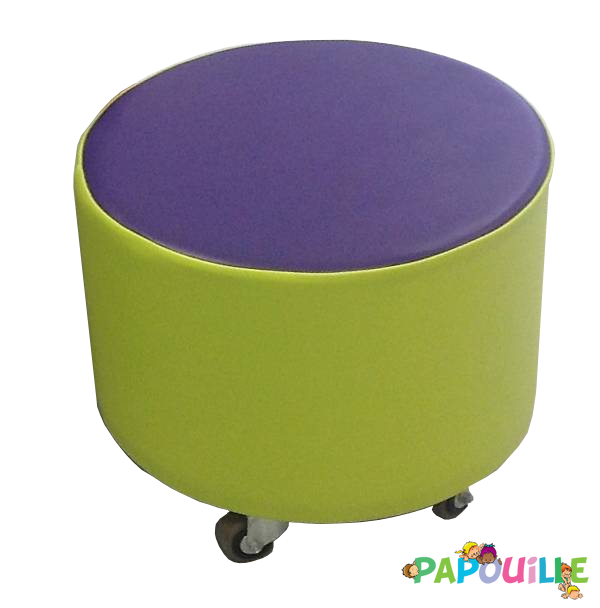 Tabouret sur roulettes