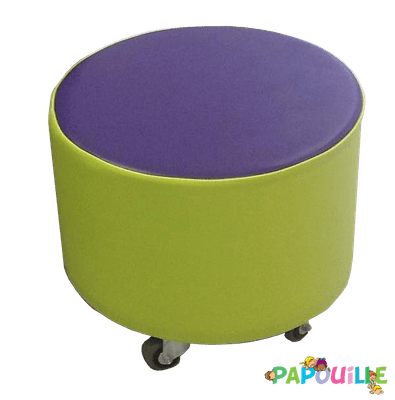 Mobilier - Tabouret et Assise au sol - Tabouret 5 roulettes