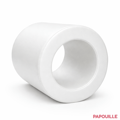 Motricité - Module de Motricité Bébé - Module tunnel le tube en mousse blanc