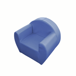 Mobilier - Meuble en mousse et Pouf - Fauteuil enfant pdg club mousse pvc uni 20 cm bleu
