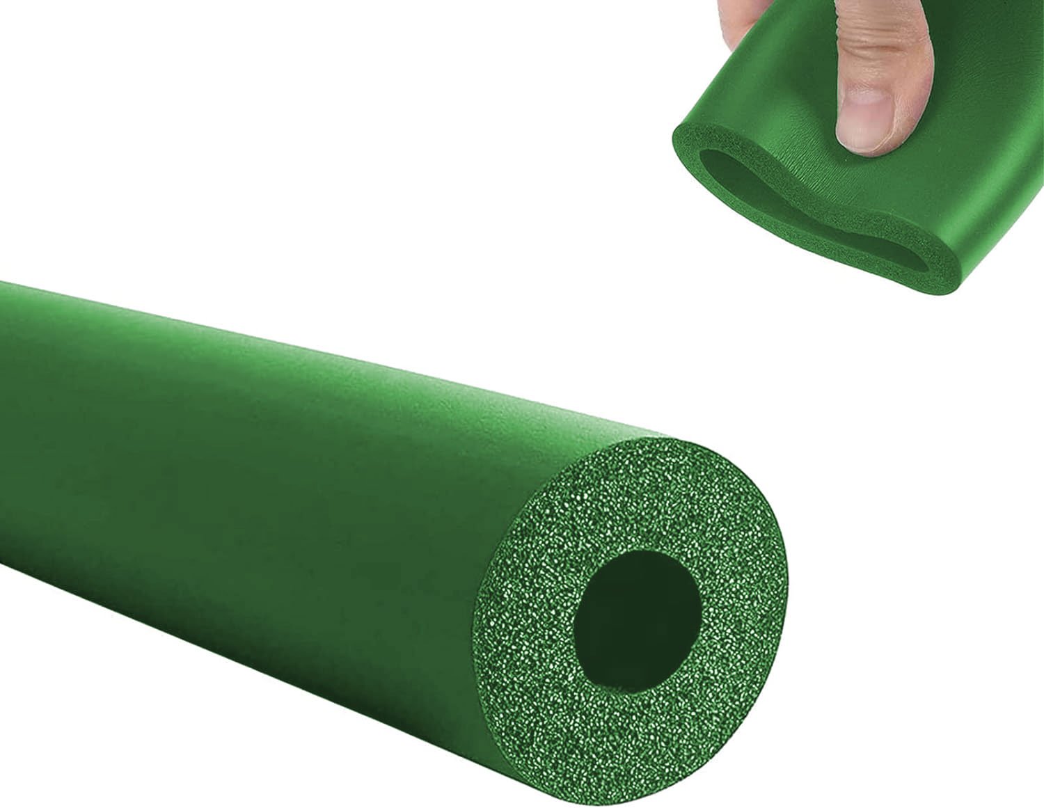 Protection pour tuyau ou barreau en mousse extérieur / intérieur ⌀ 5 cm Vert