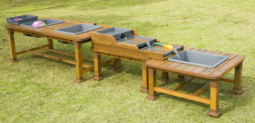 Mobilier - Mobilier extérieur - Set de 3 tables d'eau en plein air