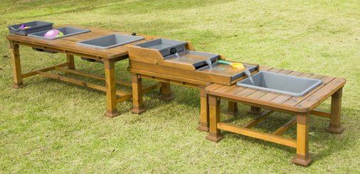Mobilier - Mobilier extérieur - Set de 3 tables d'eau en plein air