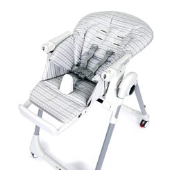 Puériculture - Chaise haute bébé et Siège Repas - Chaise haute prima pappa follow me 3 réglable en hauteur / gris