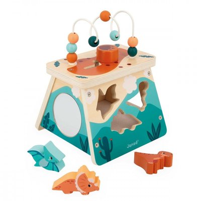 Jouets - Jouets à Empiler ou à Encastrer - Cube volcan d'activités