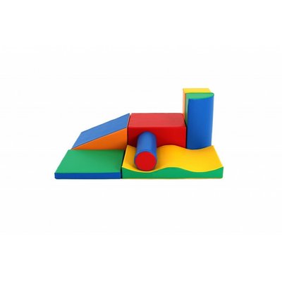 Motricité - Parcours de Motricité Crèche - Parcours en mousse aventure 7 pièces xl