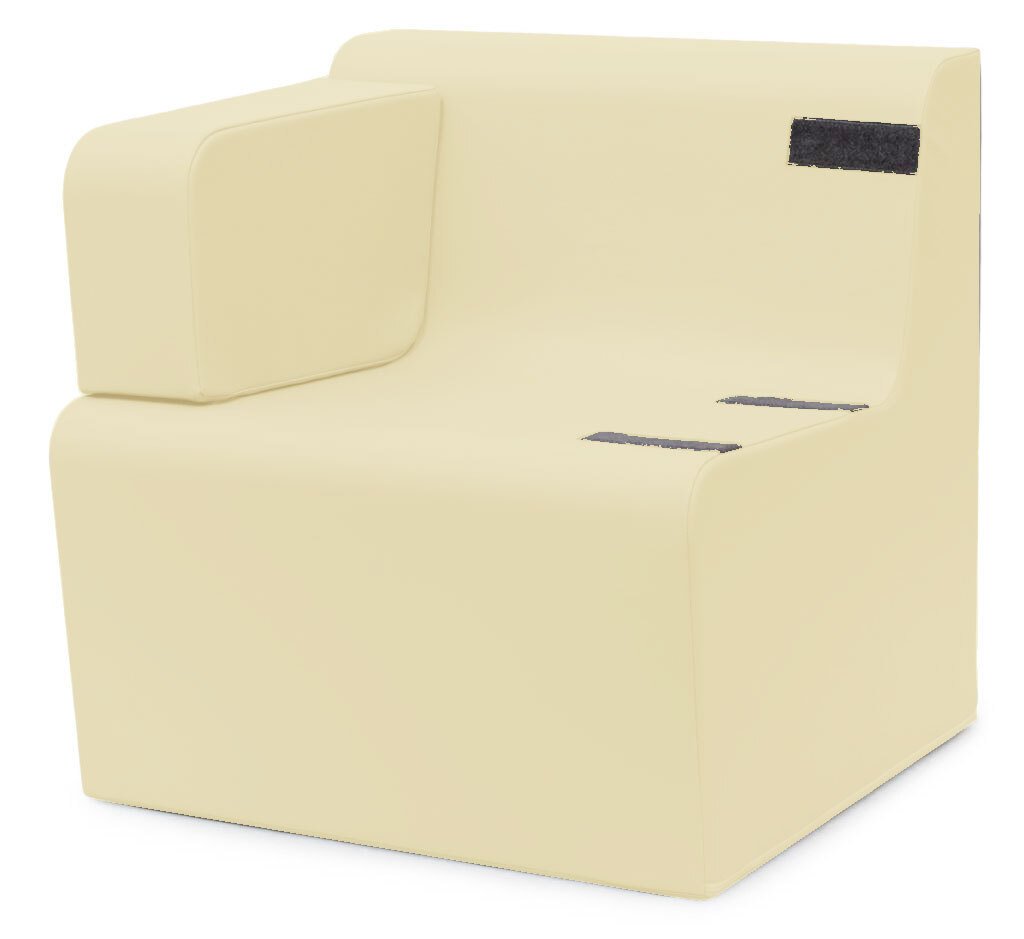 Fauteuil individuel allaitement 1 accoudoir beige