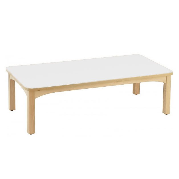 Table en bois 120 x 60 t0 h.40cm blanc