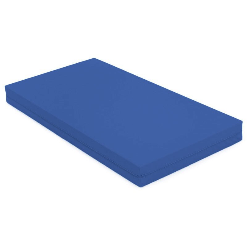 Lot de 5 matelas en tissu lavable 60 x 120 bleu