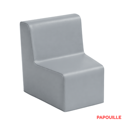 Mobilier - Meuble en mousse et Pouf - Chauffeuse angle 17 cm gris