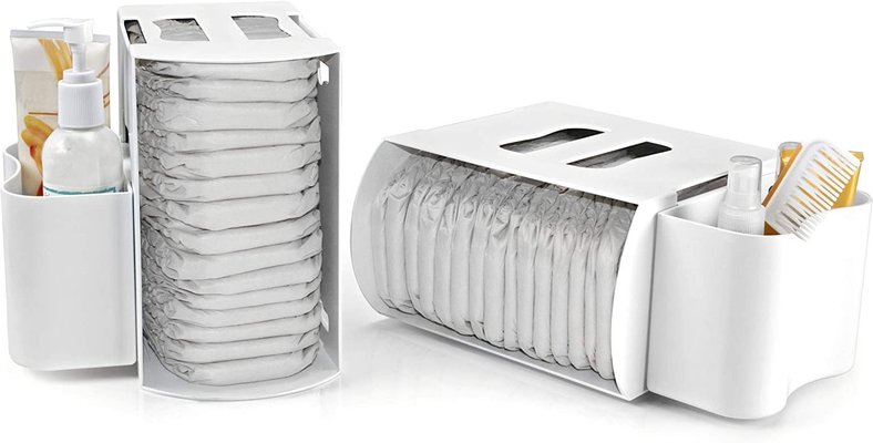 Change - Poubelle à Couches et Recharge - DE // Distributeur de Couches Modulable Complet