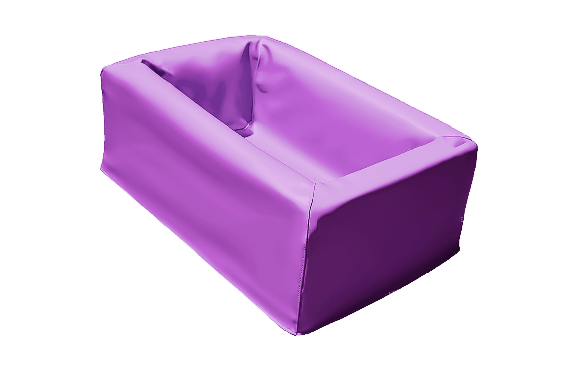 Module de rangement nid à balles en mousse pvc fuchsia