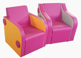 Puériculture - Fauteuils, coussins et accessoires d'allaitement - Fauteuil d'allaitement avec dossier ergonomique Fuchsia
